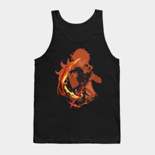 Diluc Genshin Impact Tank Top